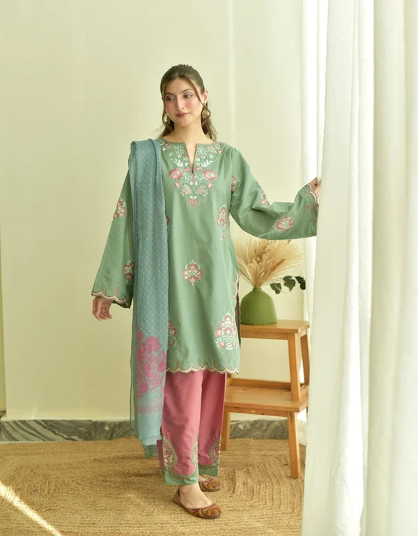 NAINA-3PC EMBROIDERED