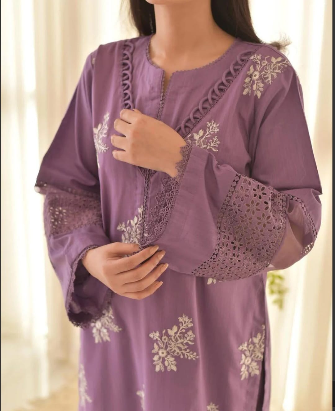 Juliet 3pc embroidered