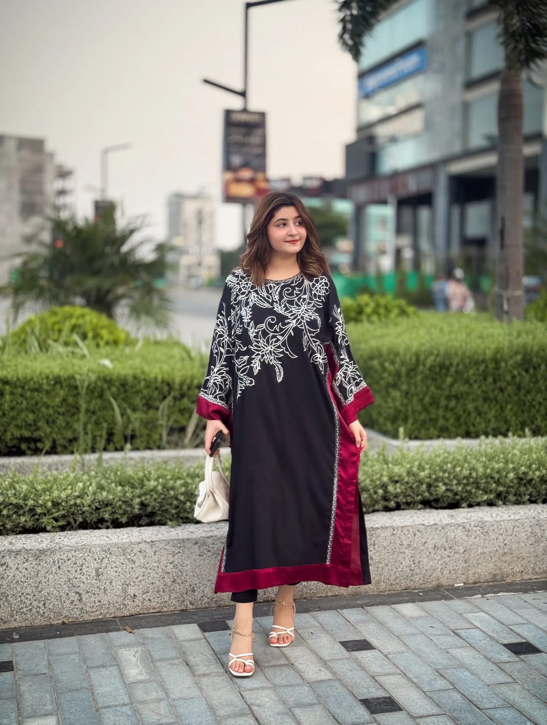 Choclate-Kaftan 3pc