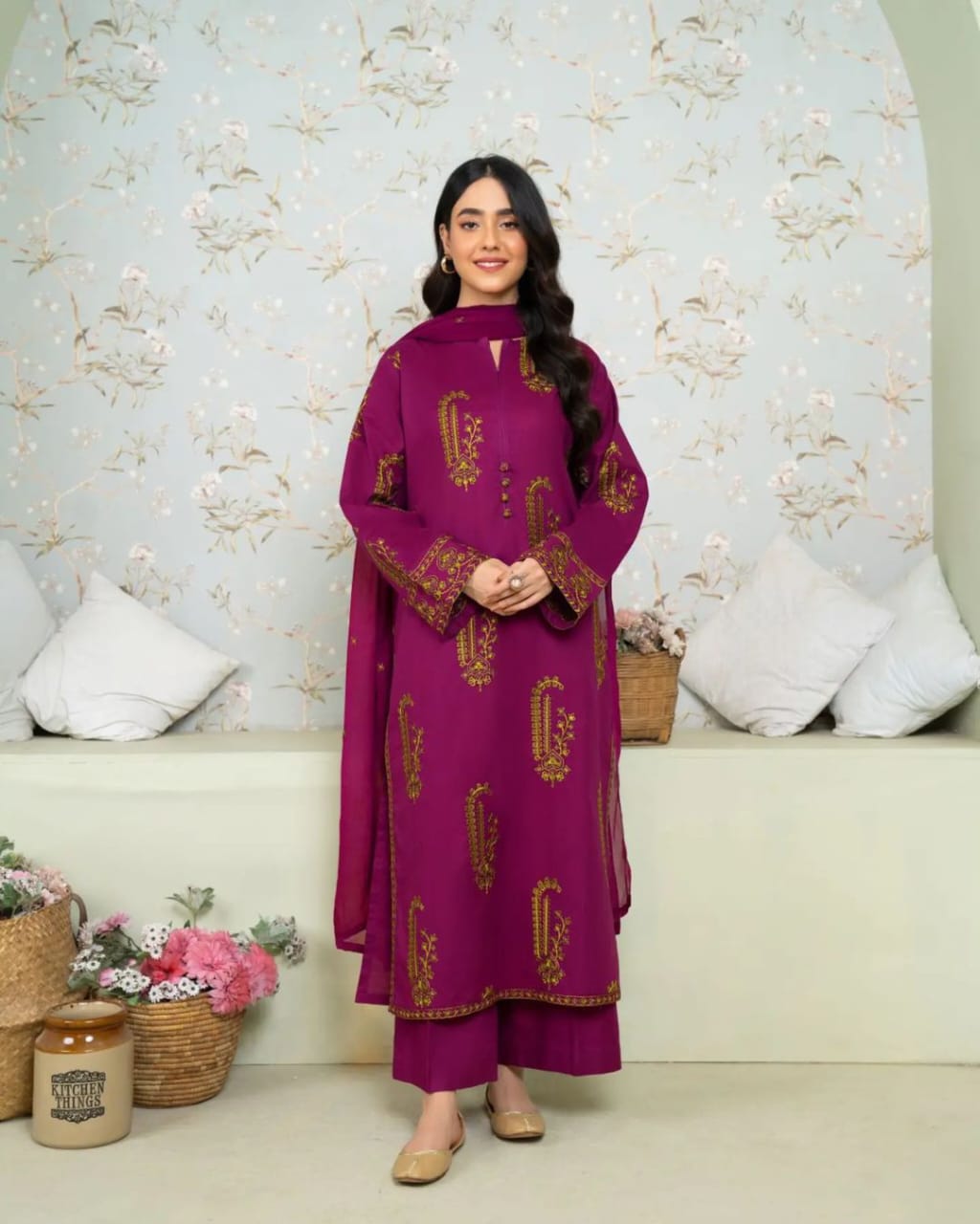 Amber Embroidery 3pc