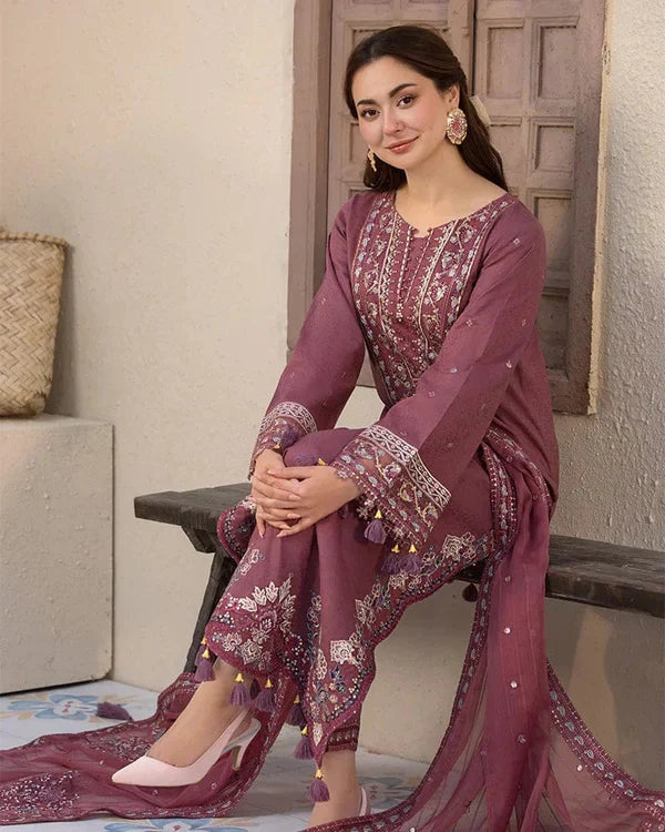 ANFA-3PC EMBROIDERED