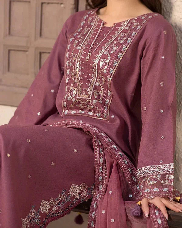 ANFA-3PC EMBROIDERED