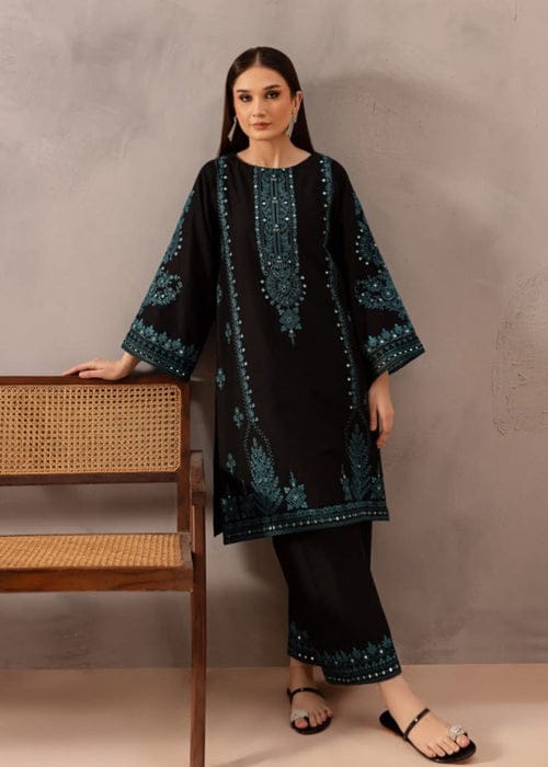 Jiya Embroidery Black