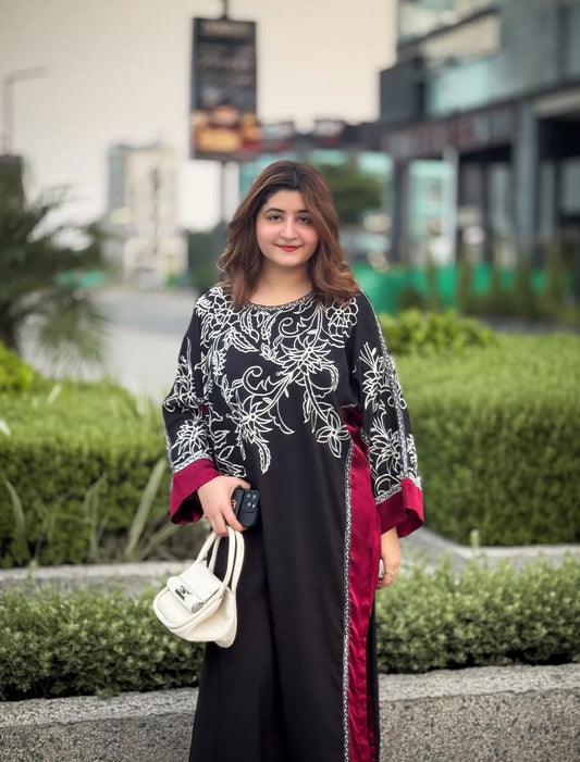 Choclate-Kaftan 3pc