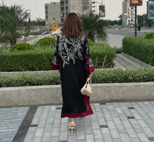Choclate-Kaftan 3pc
