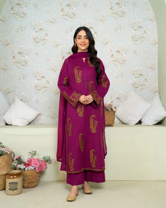 Amber Embroidery 3pc