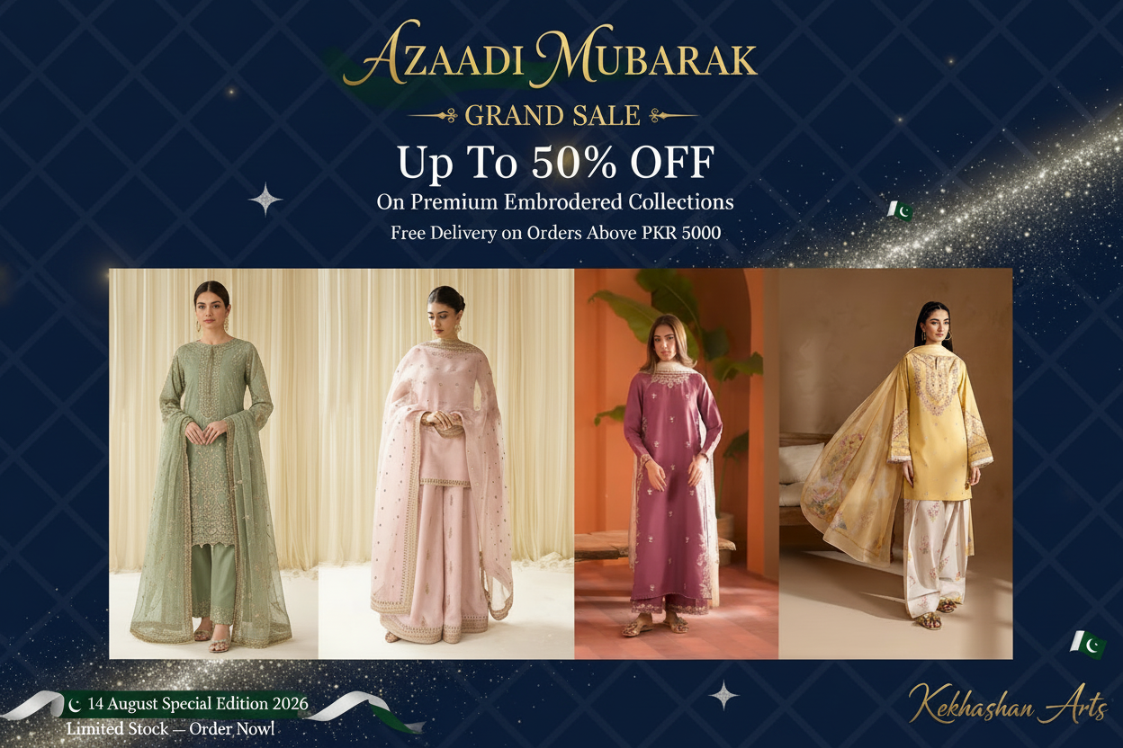 Azaadi Sale - Navy Blue