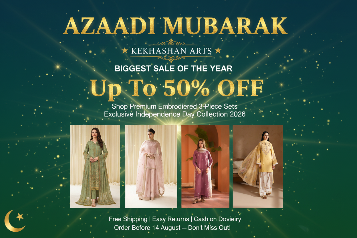 Azaadi Sale - Teal Emerald