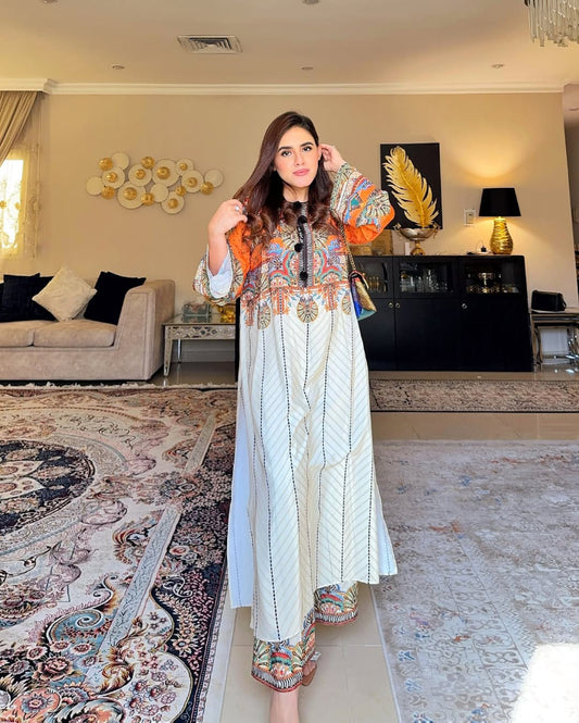 HIRA – Digital Print Stitched 2-Piece