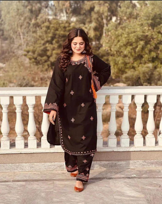 New Balochi Embroidery 2Pcs