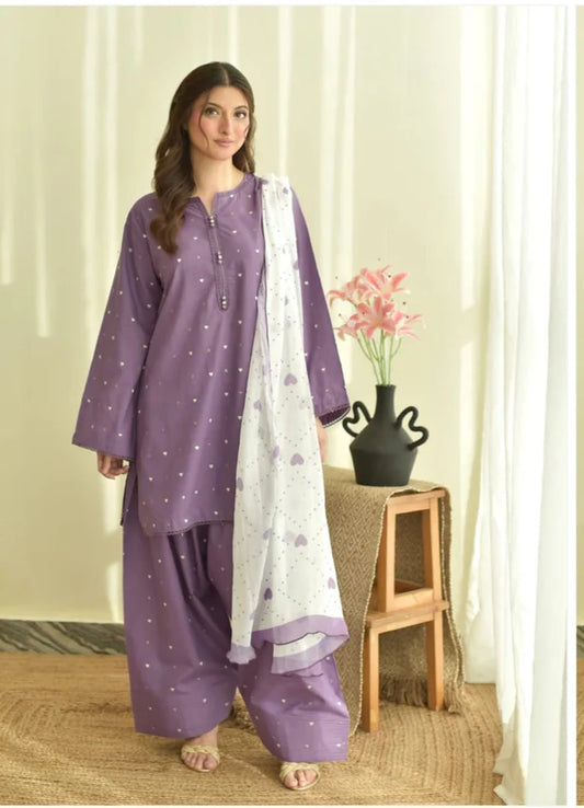 MINI HEARTS - 3 PC EMBROIDERED