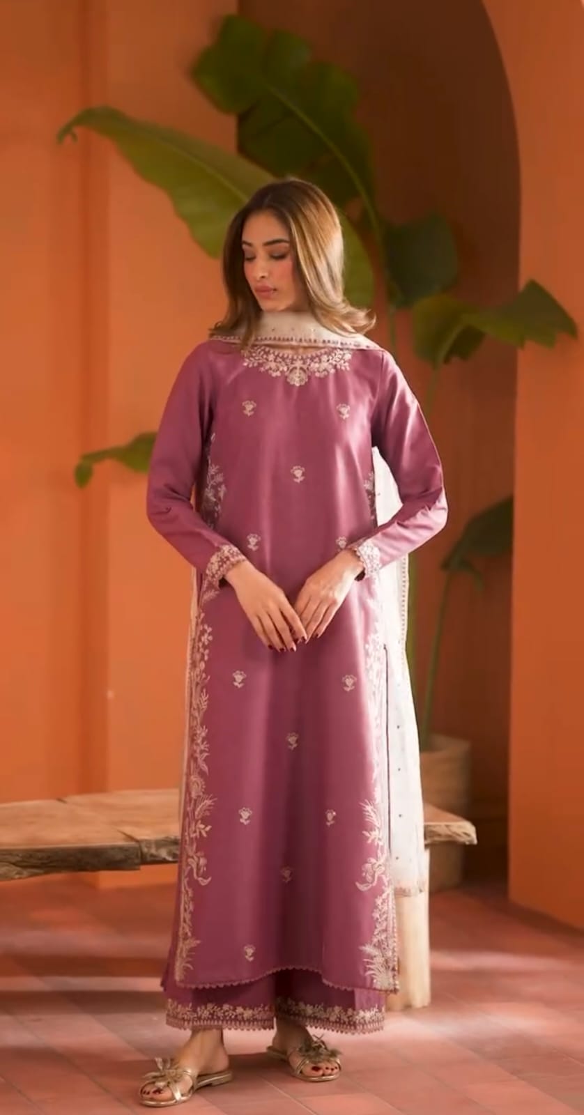 Aura-3pc embroidered